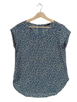 Kurzarm-Bluse Größe 36-Only Clearance