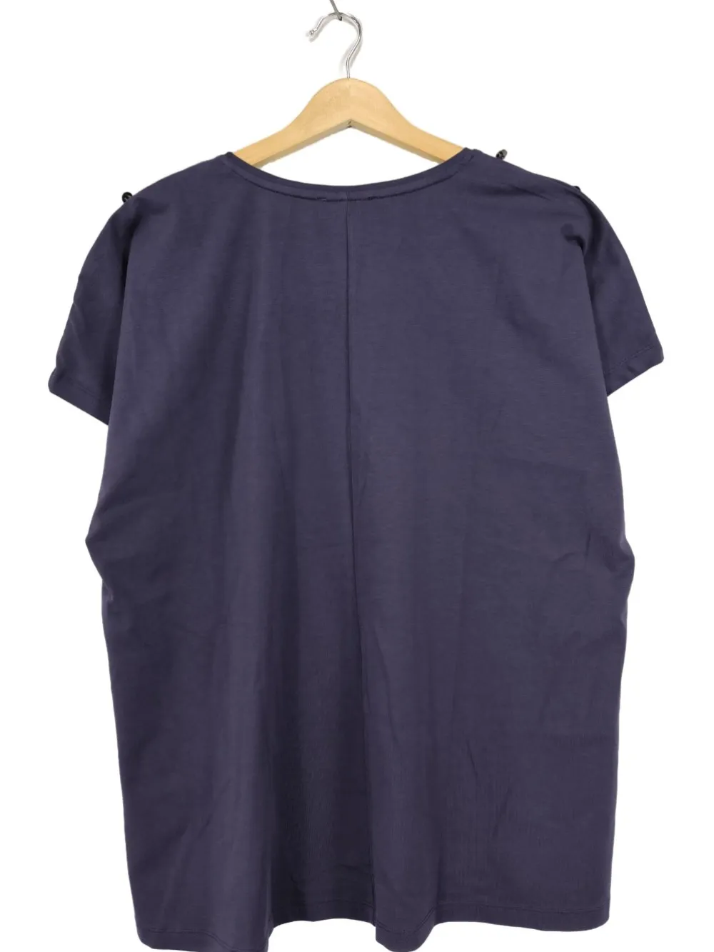 Blusen>fiora blue Kurzarm-Bluse Größe 48