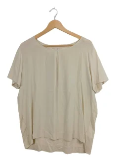 Blusen>Luisa Cerano Kurzarm-Bluse Größe 46 wollweiß