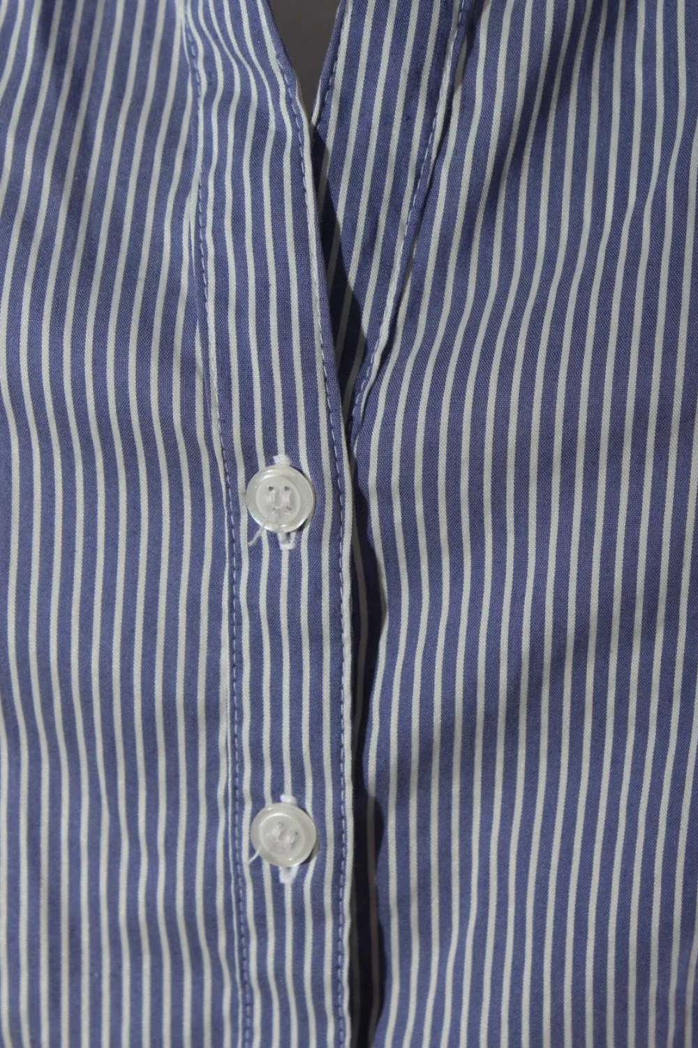 Hemden>H&M Kurzarmhemd Größe 36 blauweiß