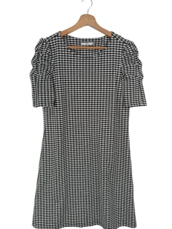 Kleider>edc Kurzarmkleid Größe 36 schwarzweiß