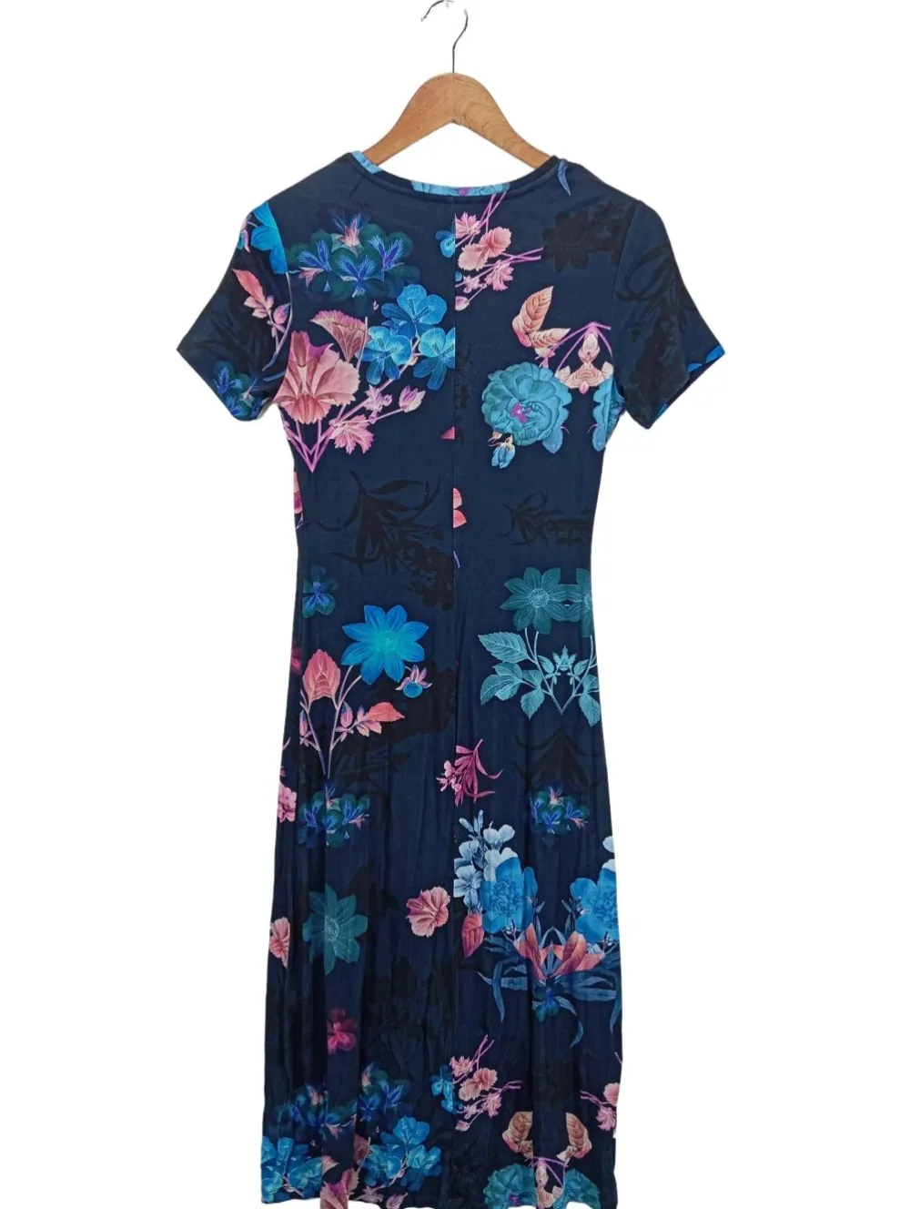 Kleider>Desigual Kurzarmkleid Größe 36 blau