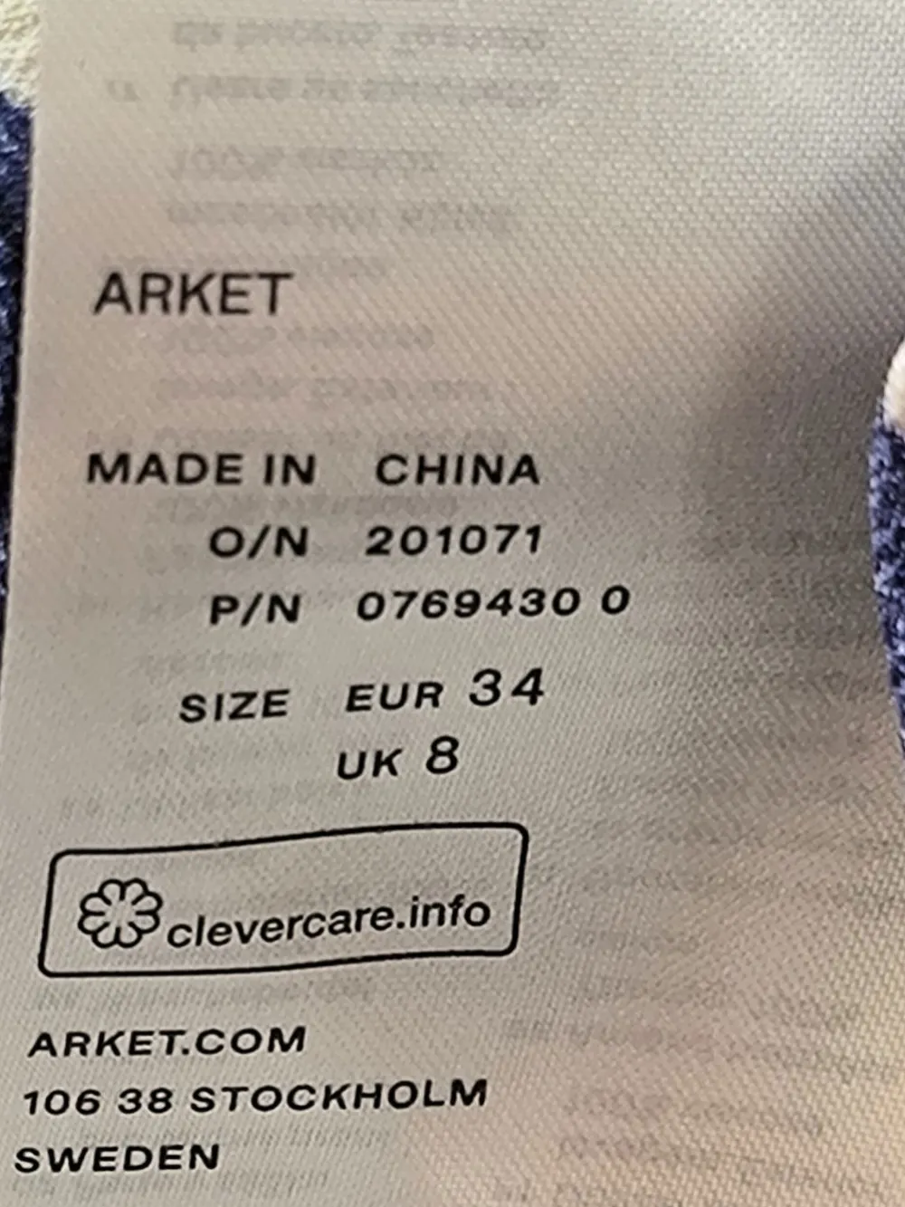 Kurzarmkleid Größe 34-ARKET