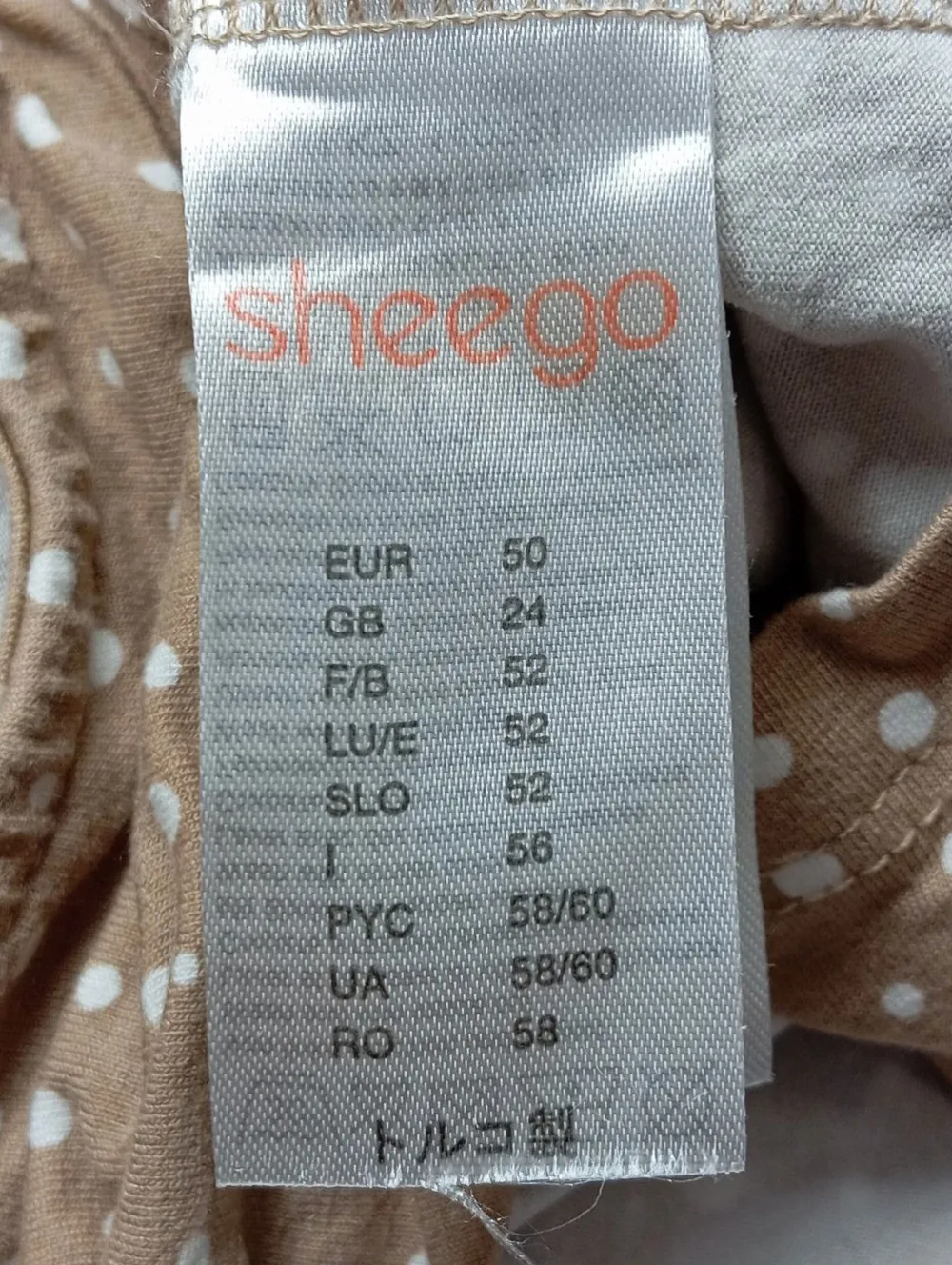 Kleider>Sheego Kurzarmkleid Größe 50 wollweißweiß