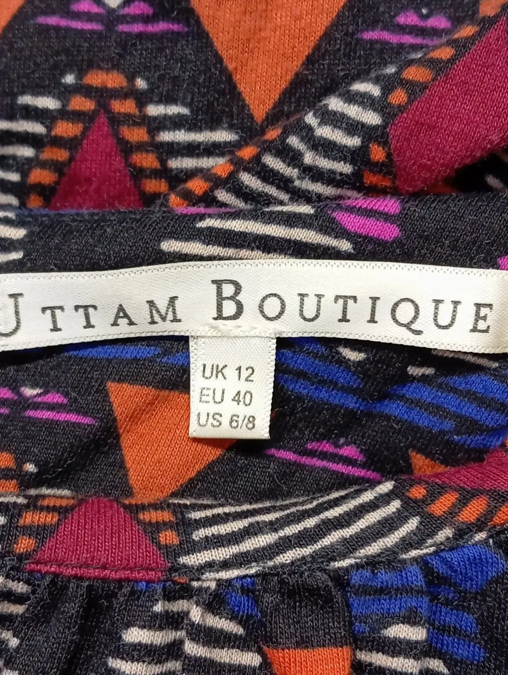 Kleider>Uttam Boutique Kurzarmkleid Größe 40