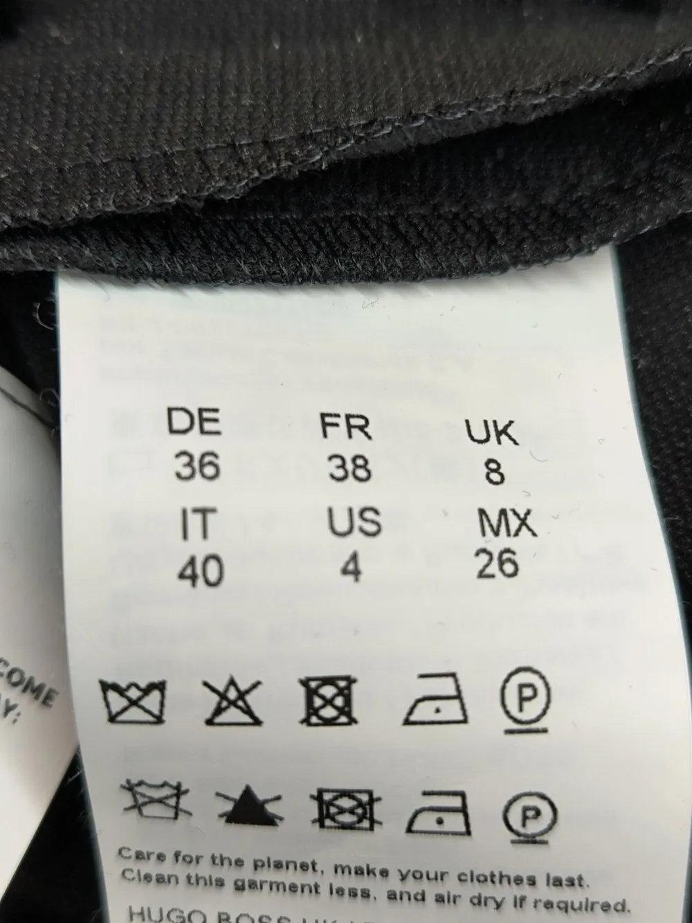 Kleider>Hugo Boss Kurzarmkleid Größe 36 schwarz