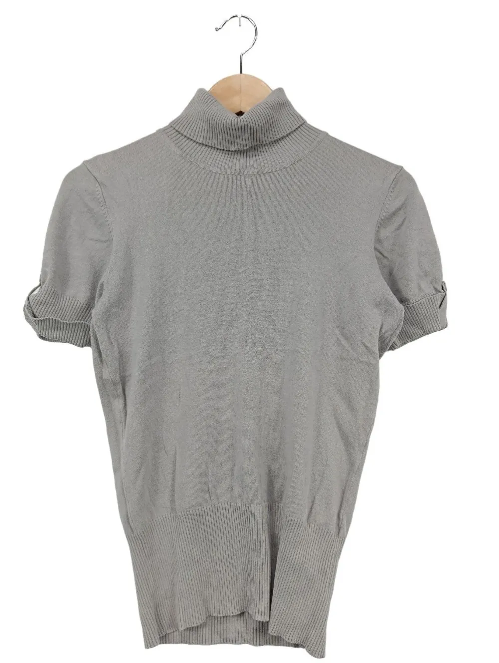 Pullover>Orsay Kurzarmpullover Größe 38 hellgrau