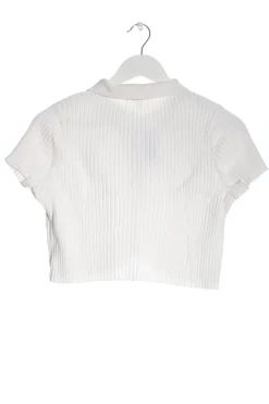 Strickbekleidung>INTO Kurzarmstrickjacke Größe 38 weiß