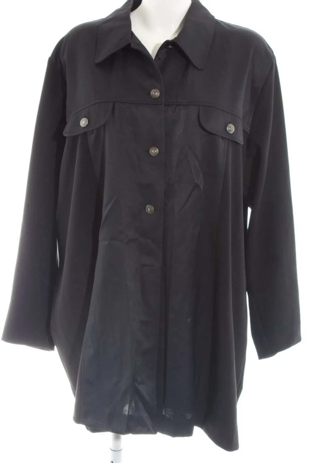 Blazer>Ulla Popken Kurz-Blazer Größe 54 dunkelblau