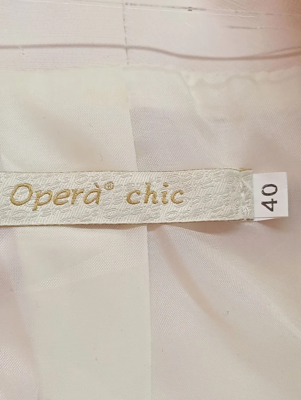 Blazer>Opera Kurz-Blazer Größe 40 creme