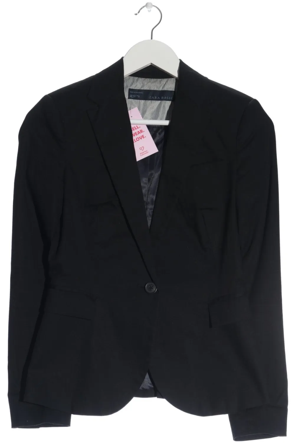 Blazer>Zara Basic Kurz-Blazer Größe 34 schwarz
