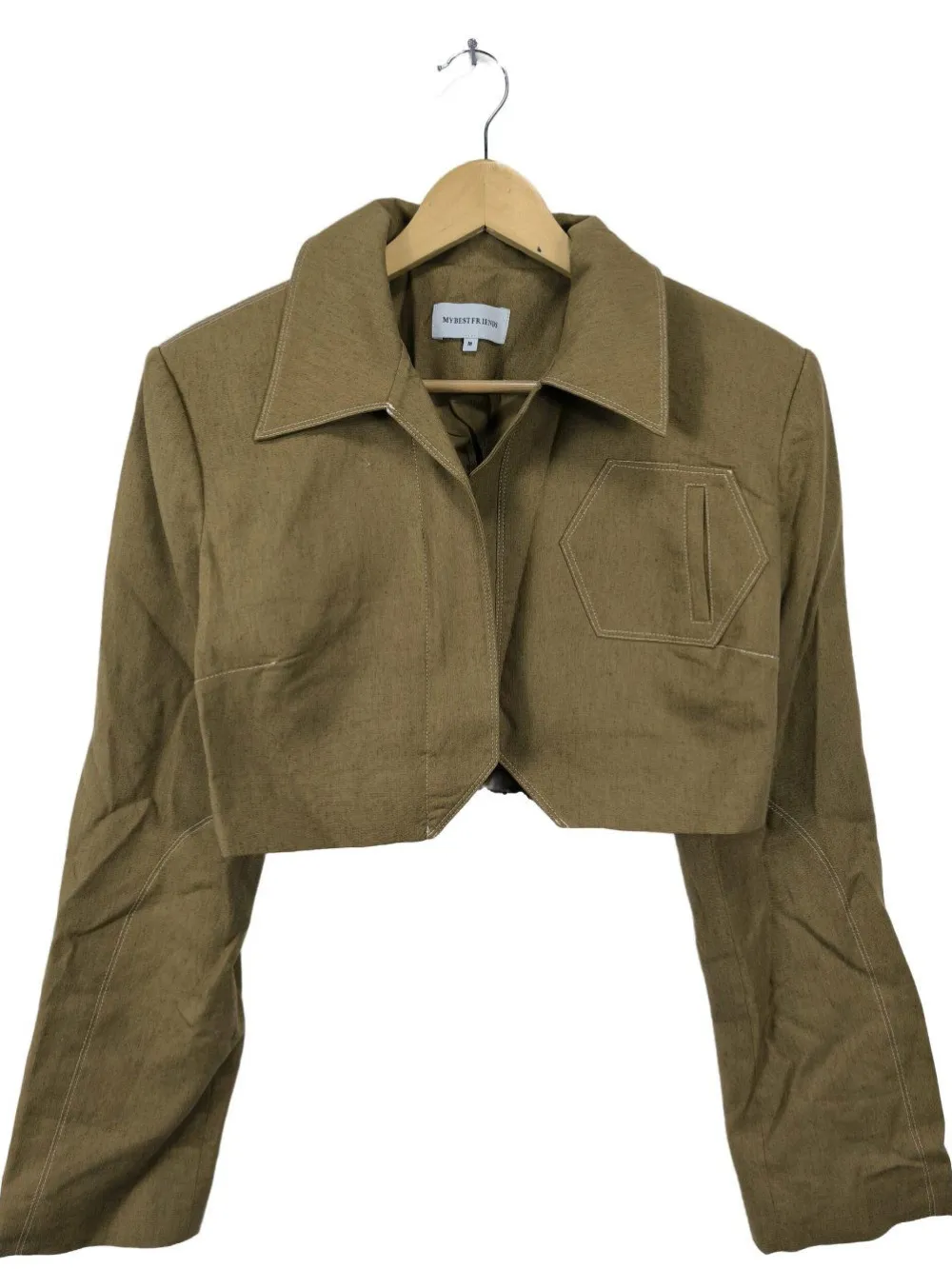 Blazer>mybestfriends Kurz-Blazer Größe 38 braun