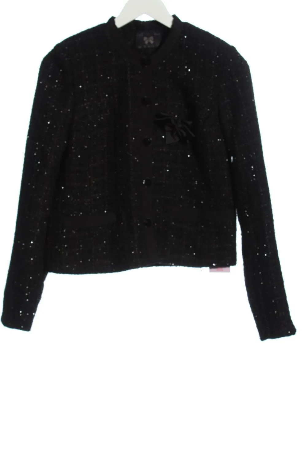 Blazer>Lady in Paris Kurz-Blazer Größe 38 schwarzwollweiß