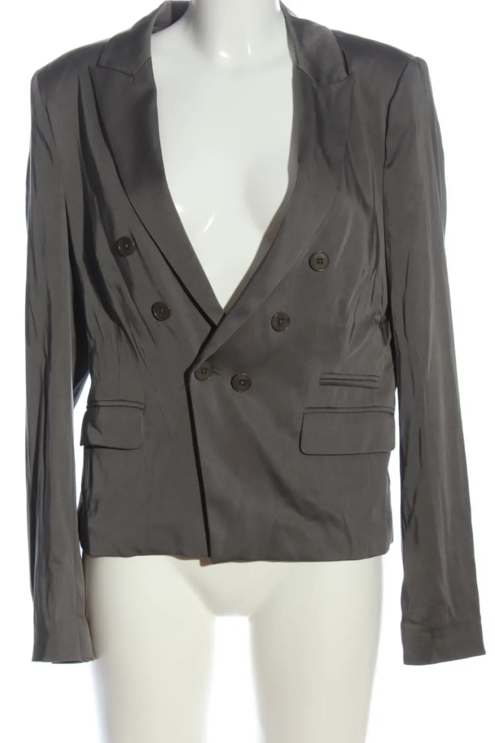 Blazer>Drykorn Kurz-Blazer Größe 40 hellgrau