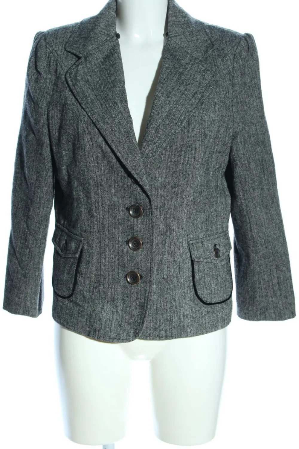 Blazer>One Touch Kurz-Blazer Größe 40 hellgrau