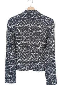 Blazer>H&M Divided Kurz-Blazer Größe 36 hellgrau