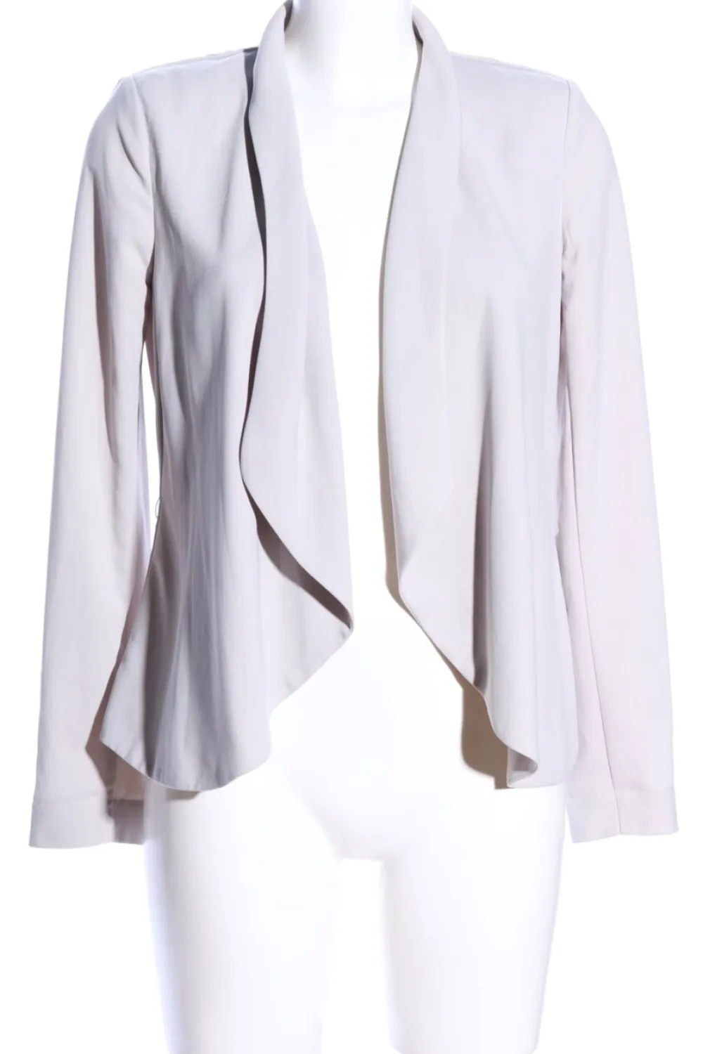 Blazer>H&M Kurz-Blazer Größe 34 hellgrau