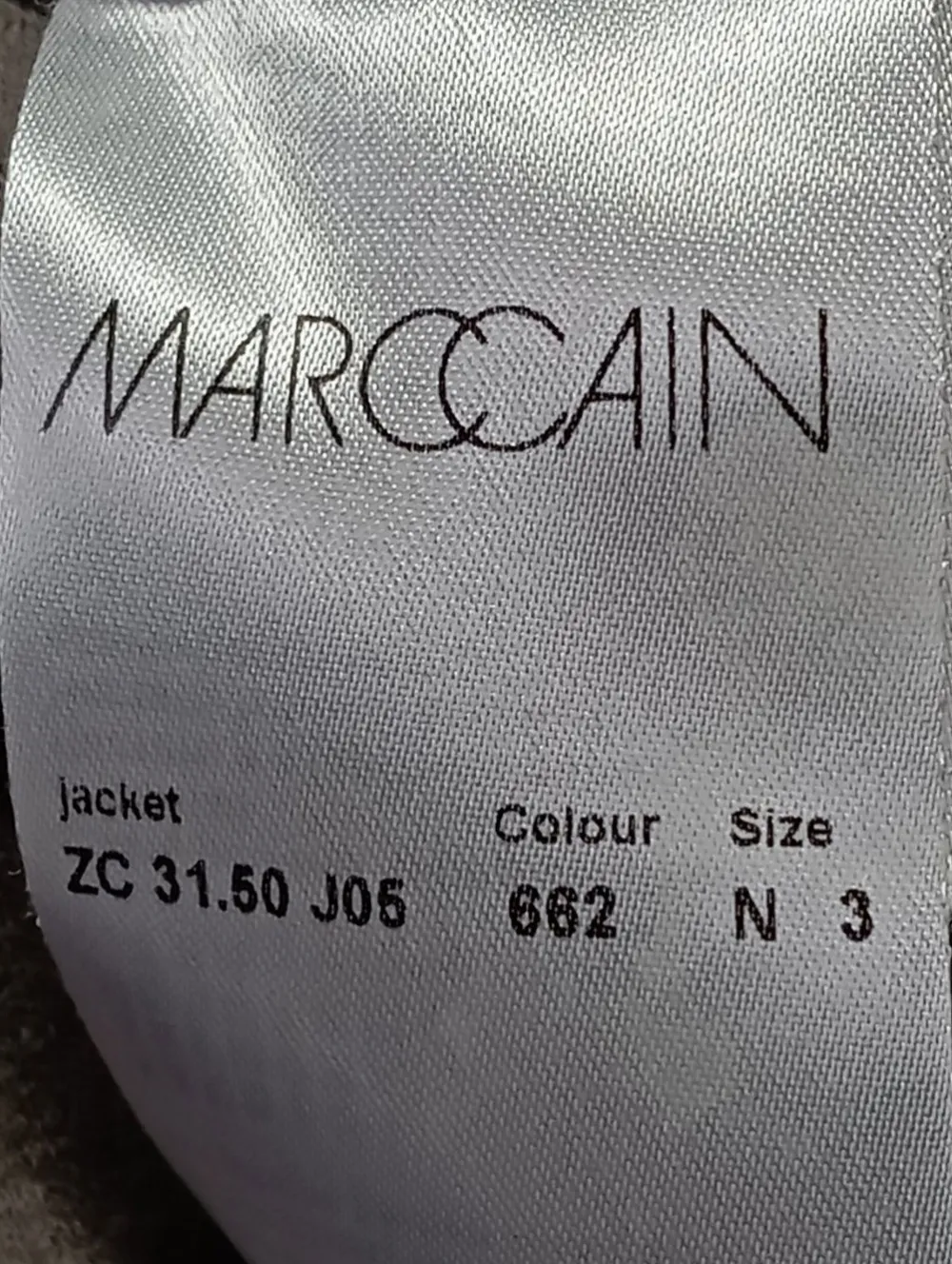 Blazer>Marc Cain Kurz-Blazer Größe 38 hellgrau