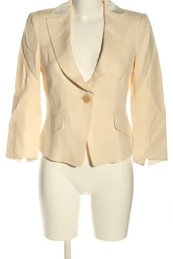 Blazer>Armani Collezioni Kurz-Blazer Größe 36 creme