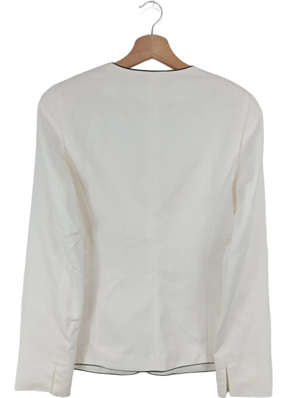 Blazer>Prestige Elegance Kurz-Blazer Größe 36 weißschwarz