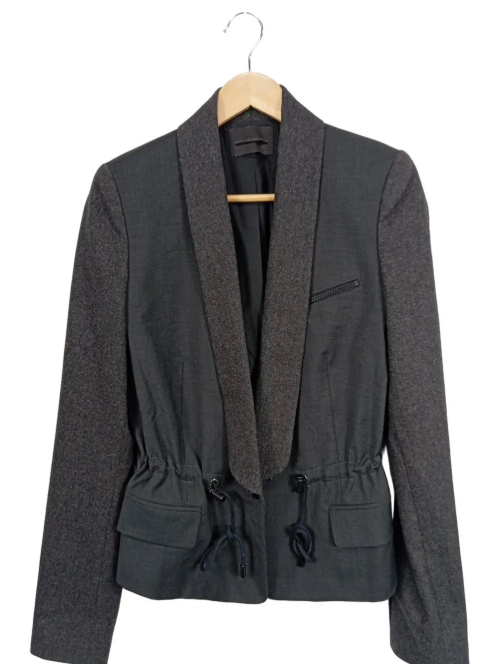 Blazer>Diesel Black Gold Kurz-Blazer Größe 36 hellgrau