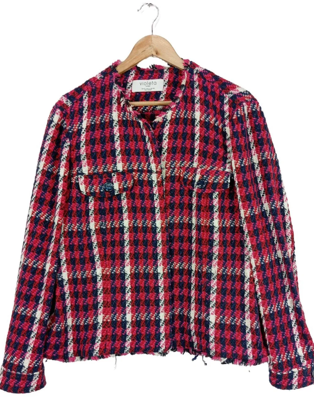 Kurzjacke Größe 44-Violeta by Mango Online