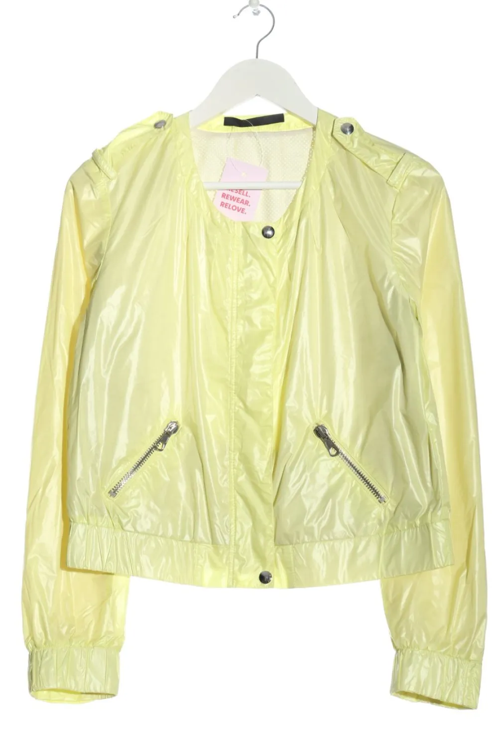 Jacken>Set Kurzjacke Größe 38 blassgelb