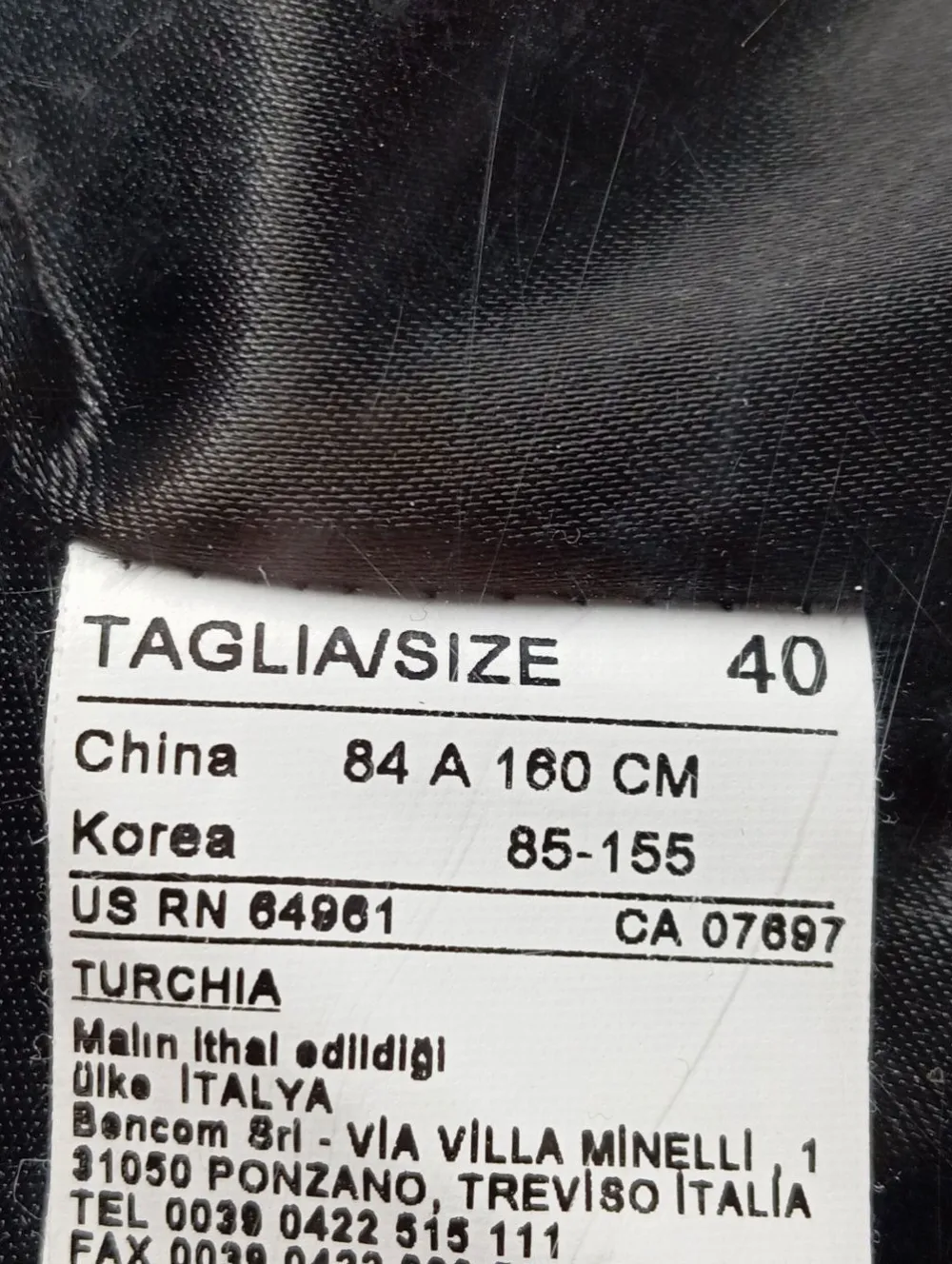 Kurzjacke Größe 40-Stile Benetton New