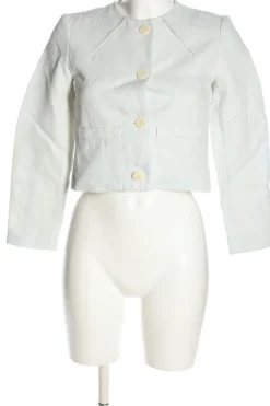 Jacken>Zara Basic Kurzjacke Größe 34 weiß