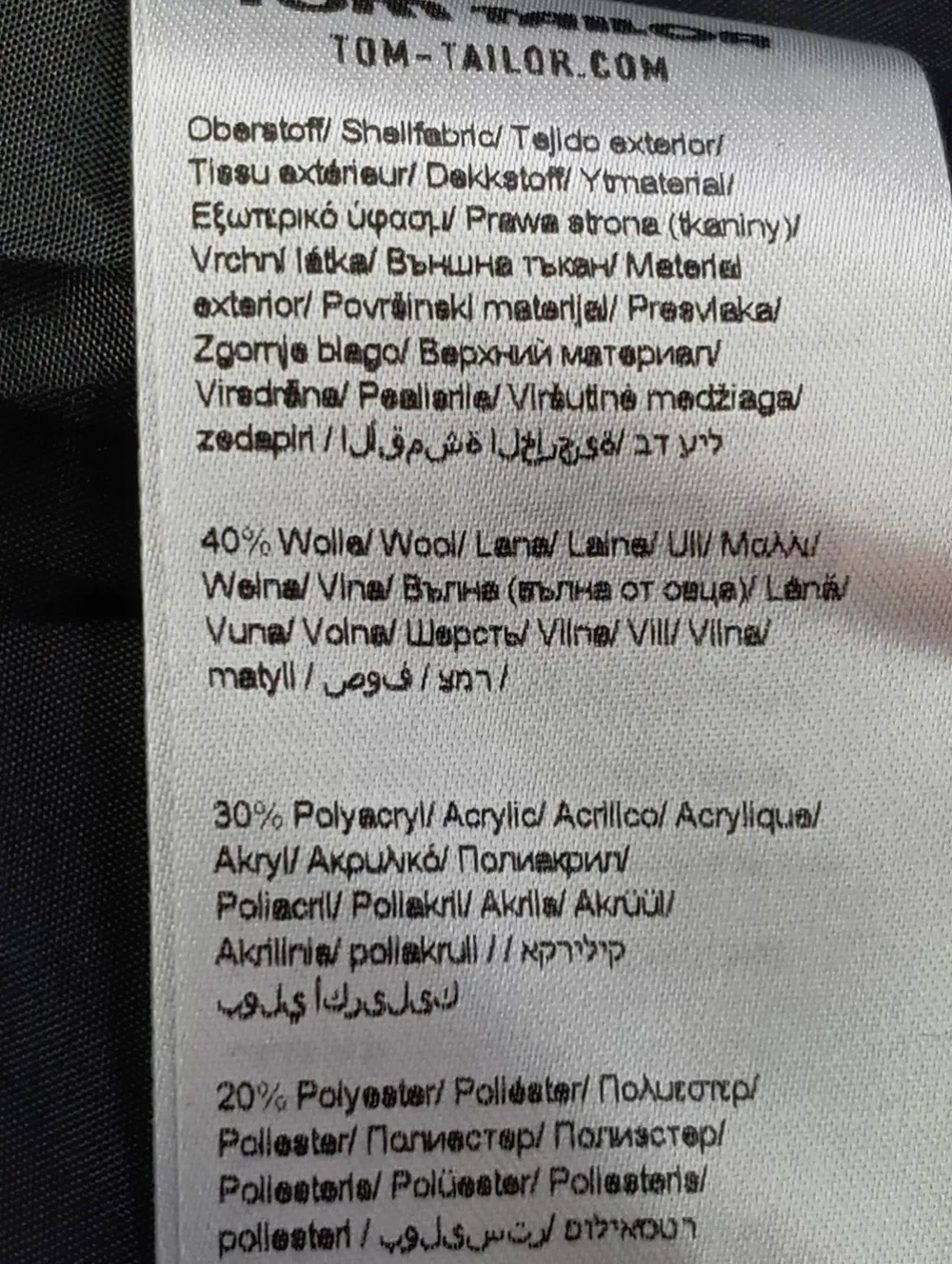 Mäntel>Tom Tailor Kurzmantel Größe 36 hellgrau