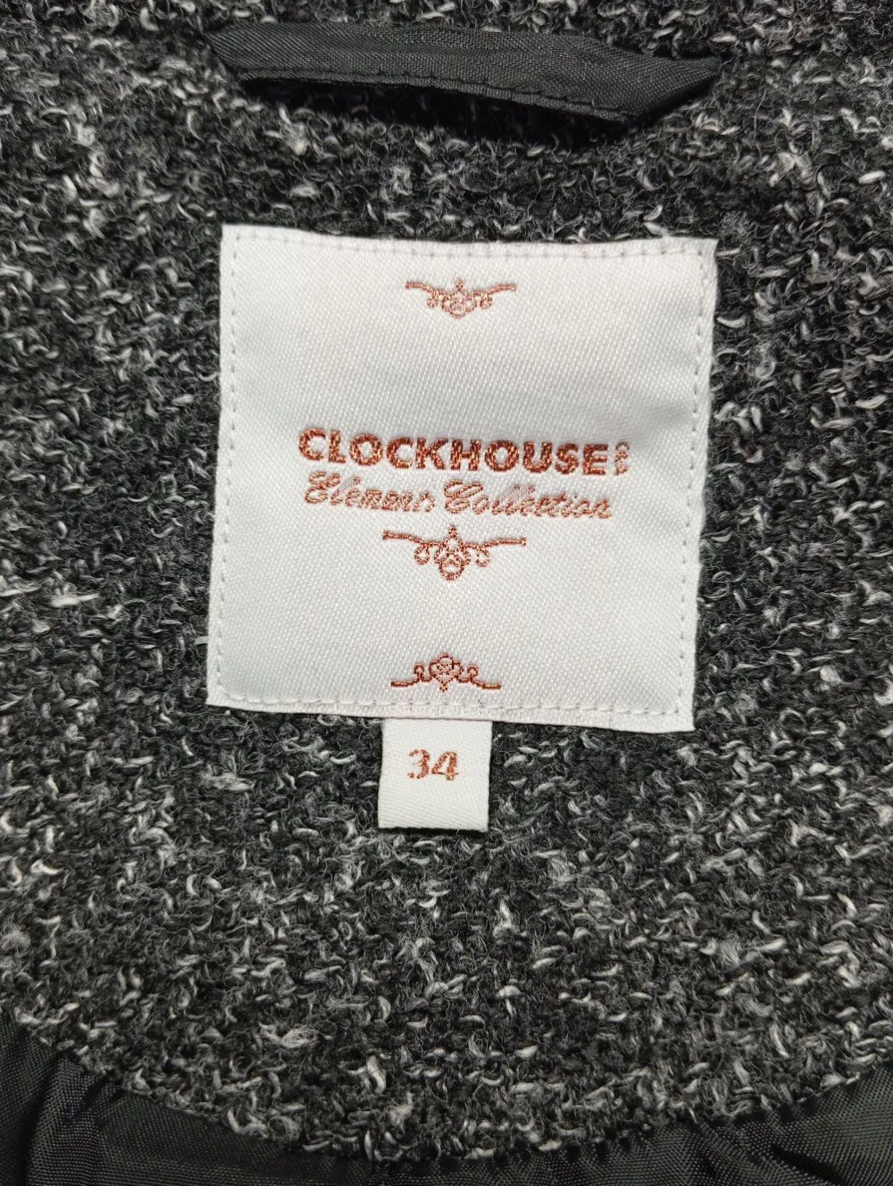 Mäntel>Clockhouse Kurzmantel Größe 34 hellgrau