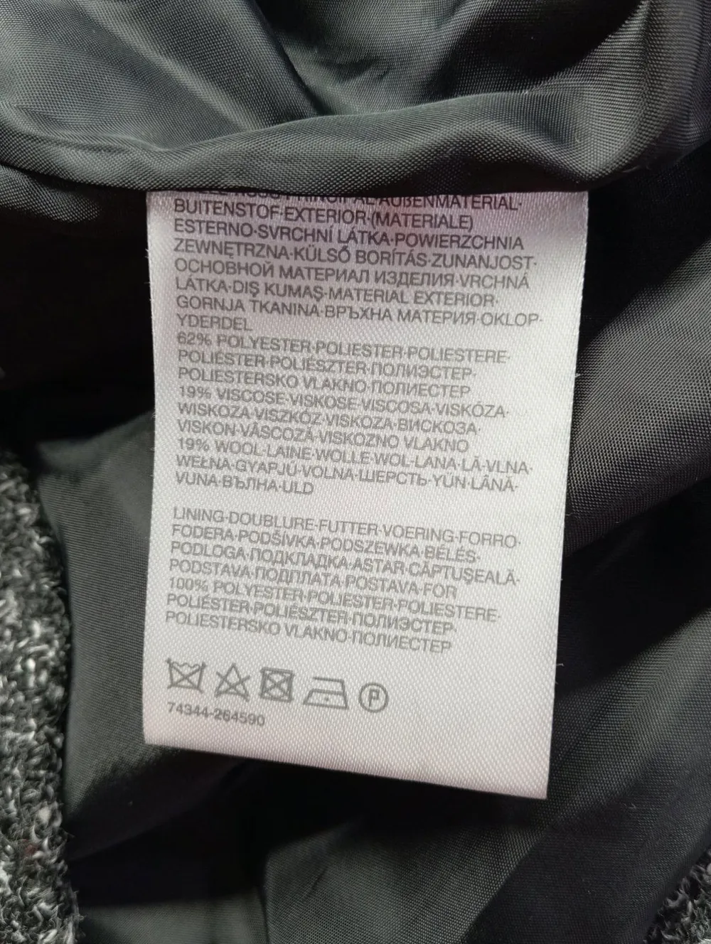 Mäntel>Clockhouse Kurzmantel Größe 34 hellgrau