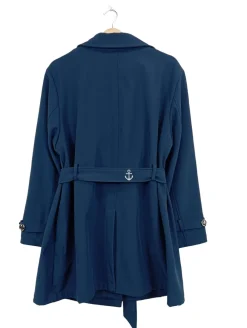 Mäntel>fiora blue Kurzmantel Größe 48 blau