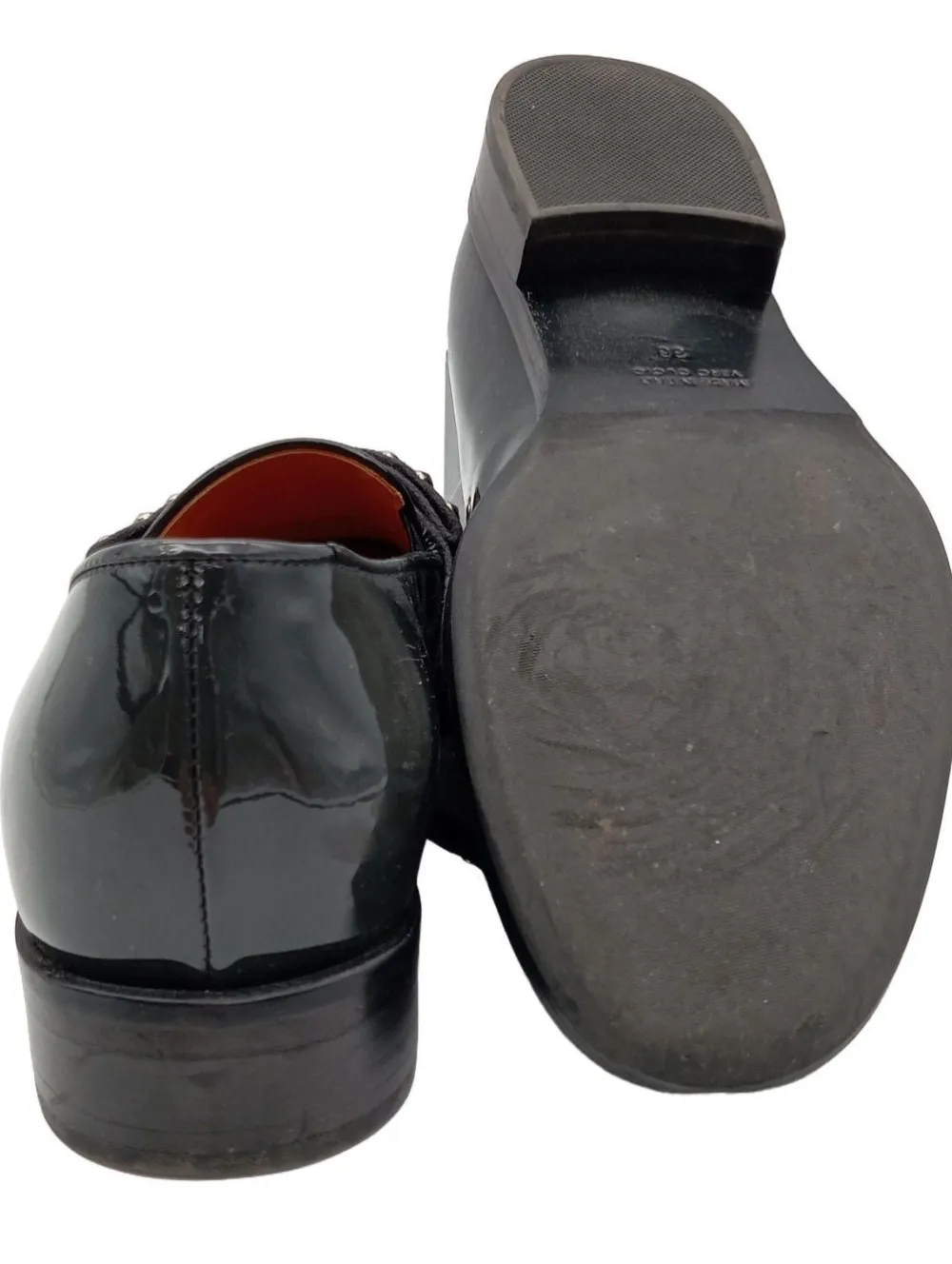 Ballerinas>Madeleine Lackballerinas Größe 36 schwarzsilberfarben