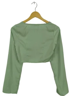 Blusen>NA-KD Langarm-Bluse Größe 34 khaki