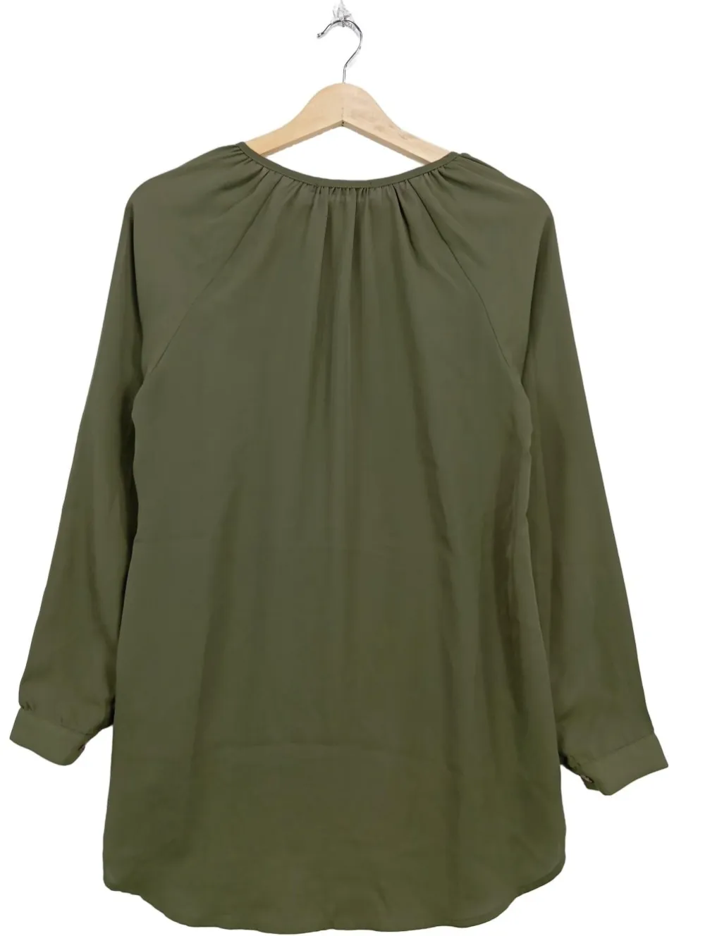 Blusen>Vidarton Langarm-Bluse Größe 36 khaki