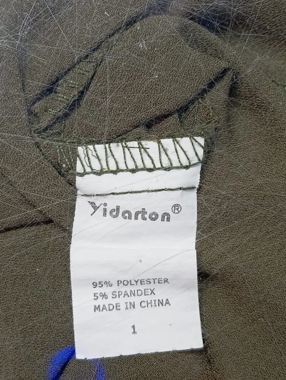 Blusen>Vidarton Langarm-Bluse Größe 36 khaki