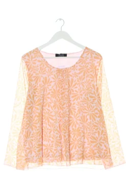 Blusen>Aniston Selected Langarm-Bluse Größe 42 pinkhellorange