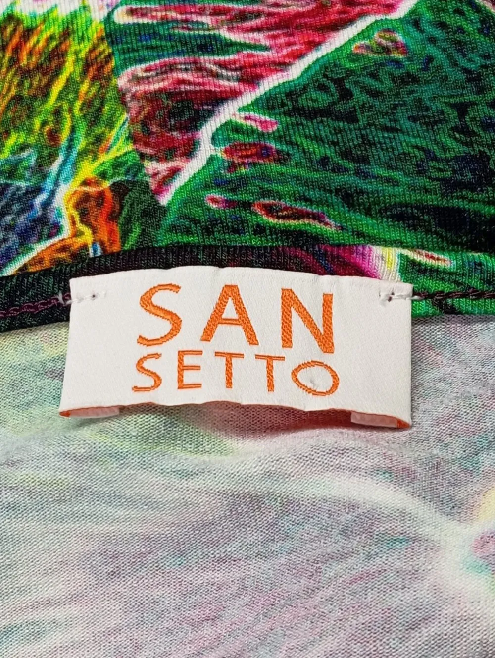 Blusen>San Setto Langarm-Bluse Größe 48 grünlila