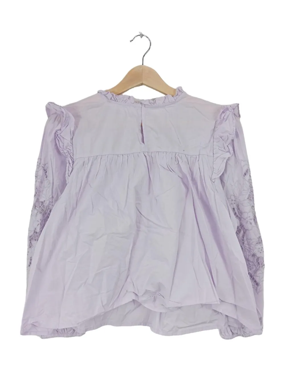 Blusen>MNG Langarm-Bluse Größe 36 lila