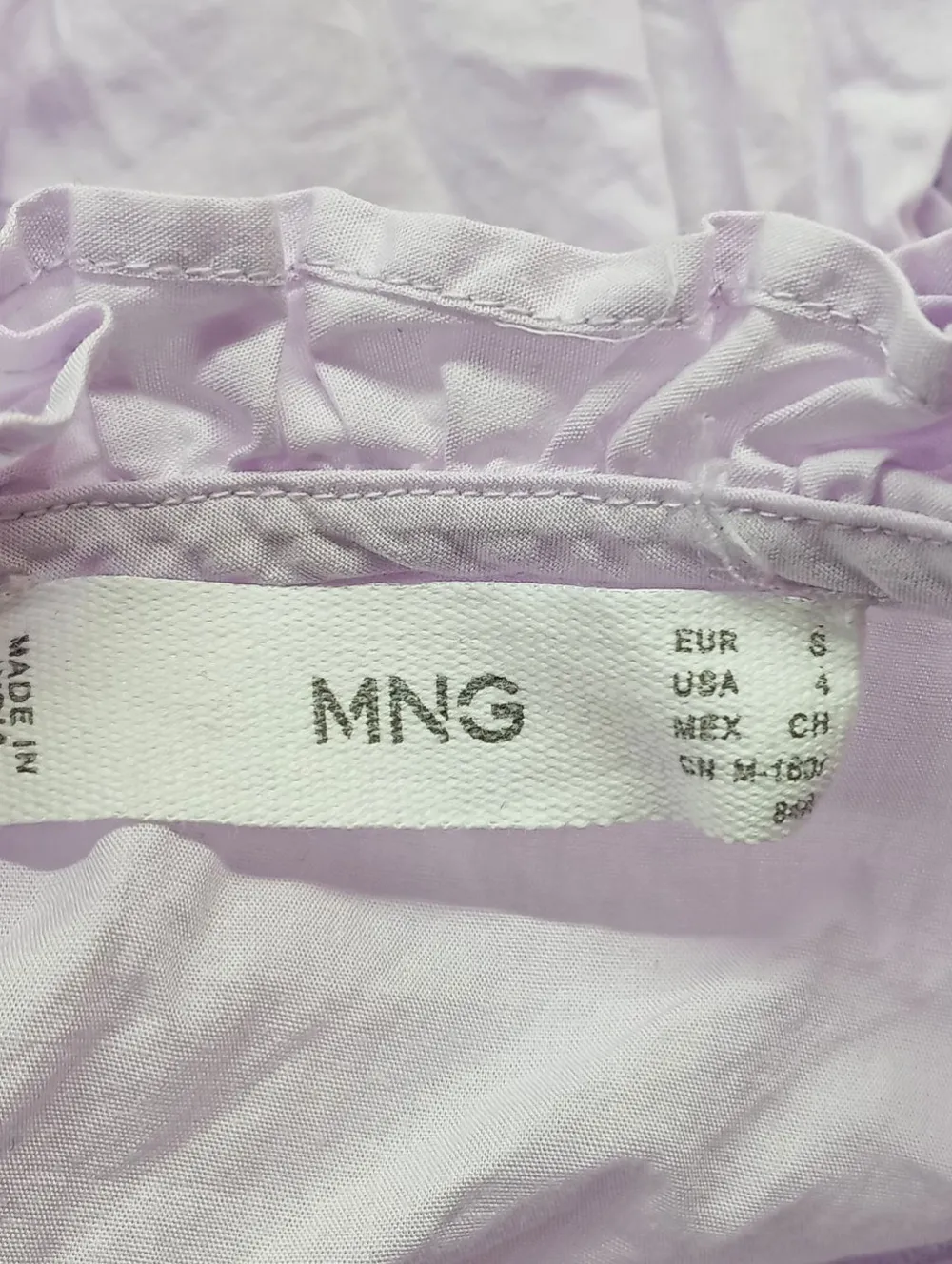 Blusen>MNG Langarm-Bluse Größe 36 lila