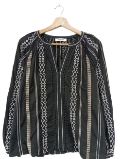 Langarm-Bluse Größe 36-flowers for friends Online