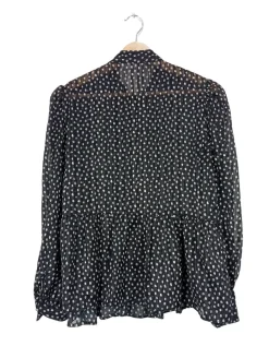 Blusen>MNG Langarm-Bluse Größe 34 hellgrau