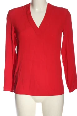 Blusen>Mango Basics Langarm-Bluse Größe 36 rot