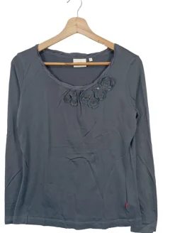 Blusen>Vackpot Langarm-Bluse Größe 38 hellgrau