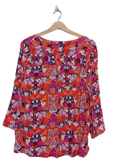 Blusen>Laura Torelli Langarm-Bluse Größe 40