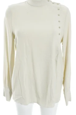 Blusen>Set Langarm-Bluse Größe 40 hellbeige
