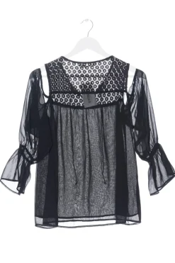 Blusen>Vera & Lucy Langarm-Bluse Größe 36 schwarz