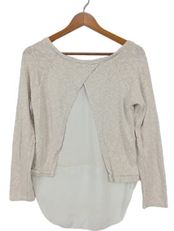 Blusen>forever me Langarm-Bluse Größe 38 wollweiß