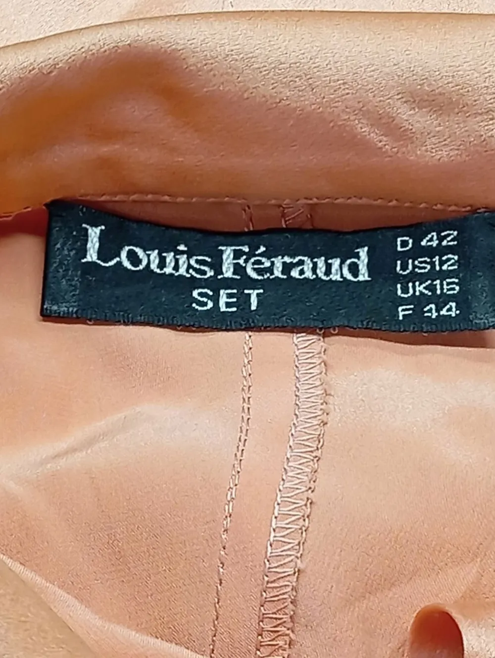 Hemden>Louis Feraud Langarmhemd Größe 42 hellorange
